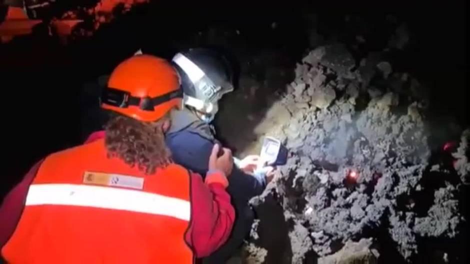 La lava del Cumbre Vieja avanza más fluida y más rápida que en día anteriores