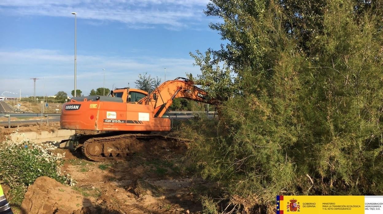 Acondicionamiento del arroyo de la Degollada en Cobisa