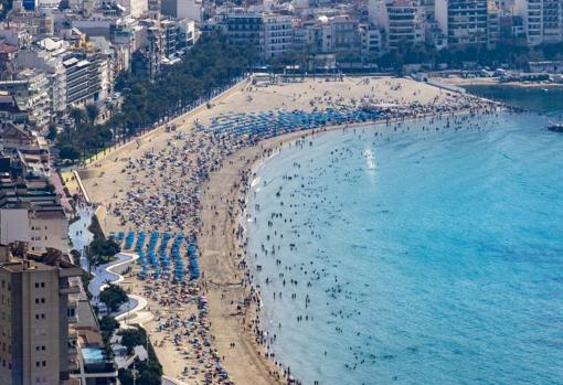 Playa de Levante, contemplada desde el nuevo residencial