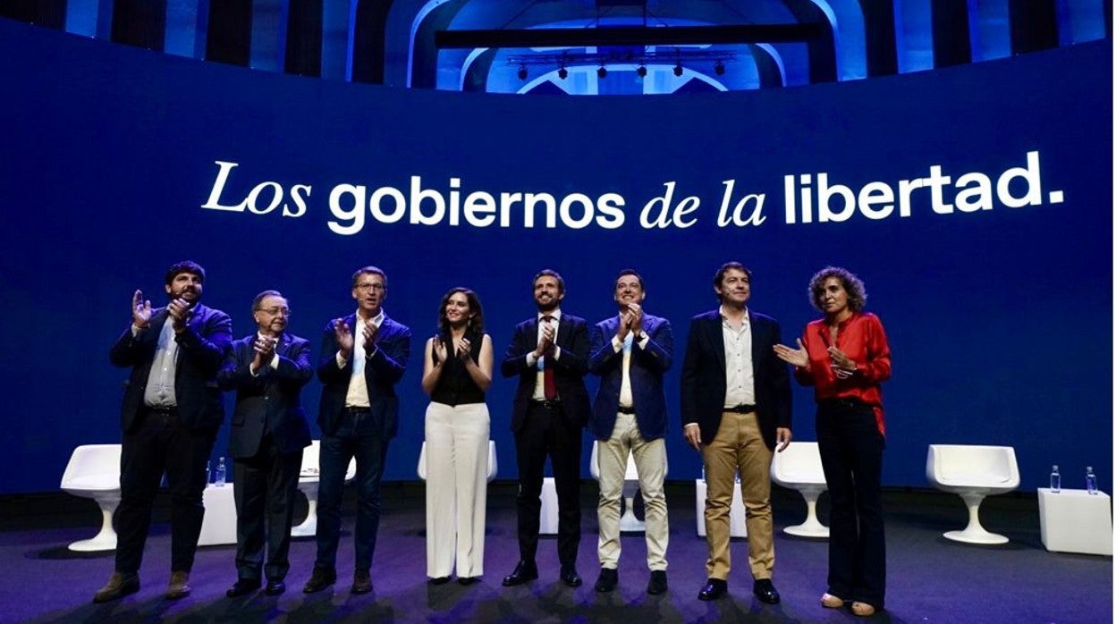 Pablo Casado, en la convención nacional del PP en Valencia