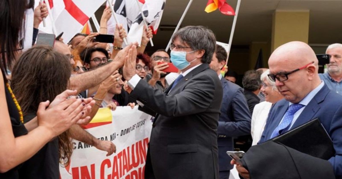 Puigdemont, en Cerdeña