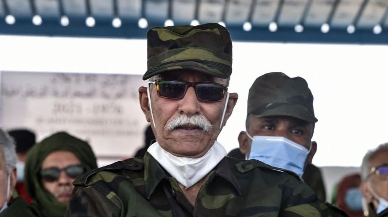 Brahim Gali, líder del Frente Polisario. Él y su hijo fueron introducidos furtivamente por el Gobierno a través de la Base Aérea de Zaragoza, el pasado 18 de abril