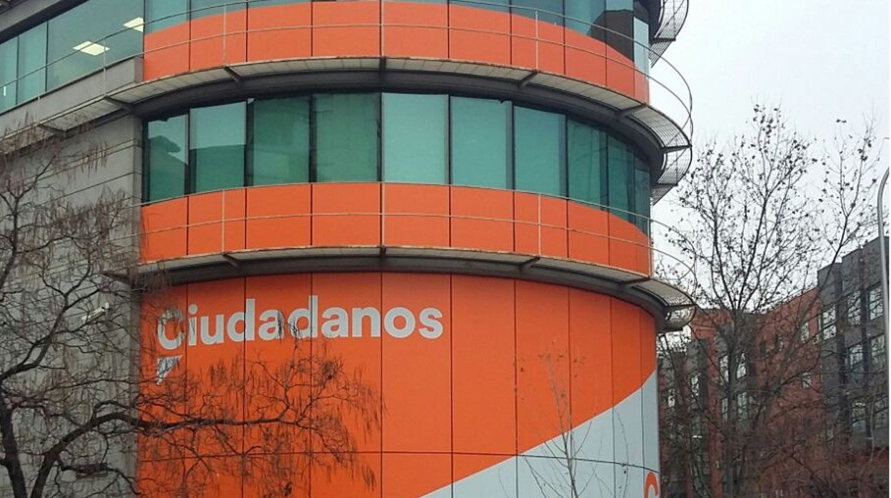 Fachada de la sede de Ciudadanos