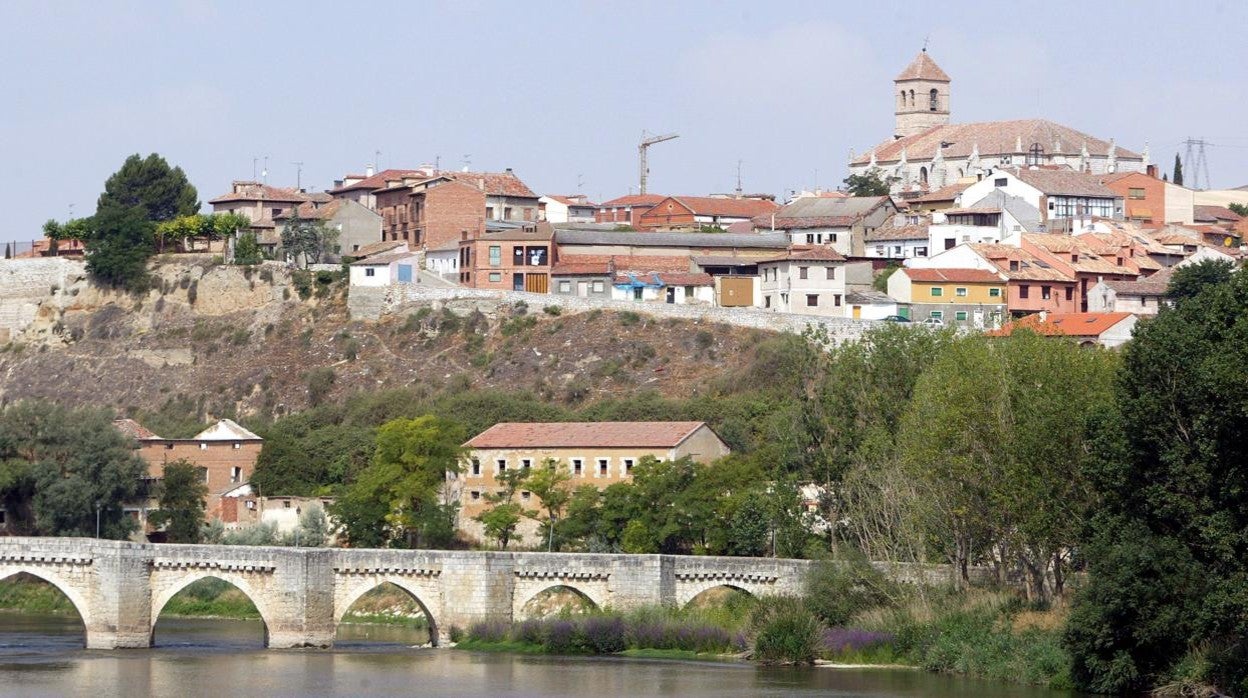 Vista general de Simancas (Valladolid)