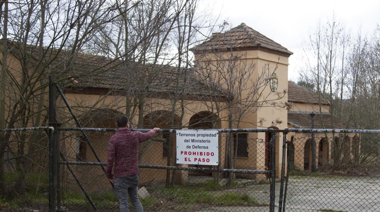 Restos del acuartelamiento que quedan actualmente en el antiguo campamento militar