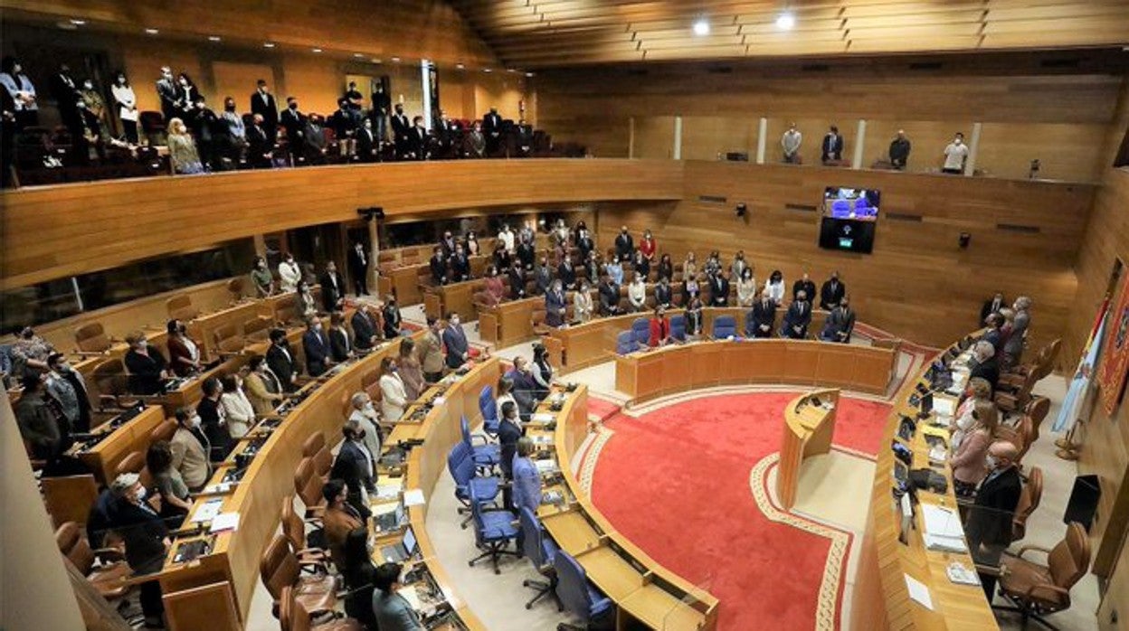 Sesión del debate sobre el estado de la Autonomía en el Parlamento gallego este miércoles