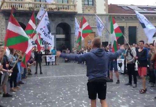 Uno de los denominados 'ongi etorri'