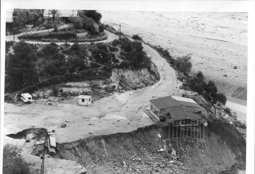 Imagen de los efectos de la «pantanada» de 1982