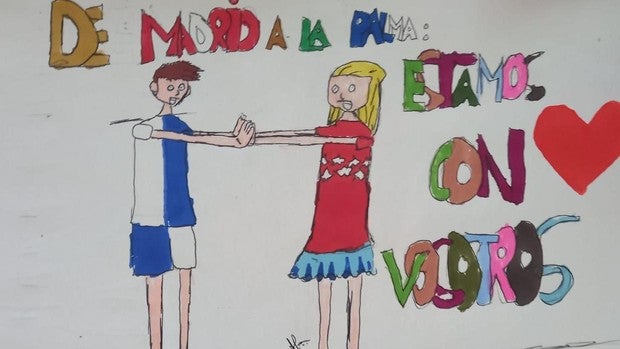 Los usuarios más jóvenes de Metro podrán mandar dibujos y cartas a los niños de La Palma