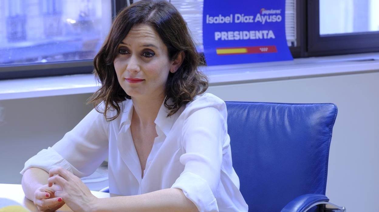 Isabel Díaz Ayuso, presidenta de la Comunidad de Madrid