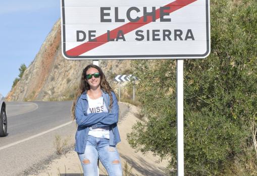 Sonia Bernabé, universitaria que estuvo de prácticas en Elche de la Sierra (Albacete)