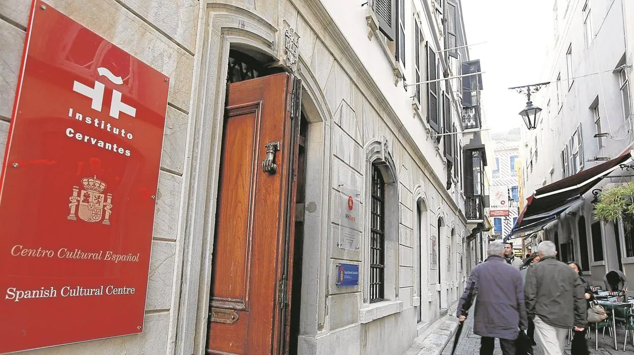 La sede del Instituto Cervantes de Gibraltar, en una imagen de archivo de 2012