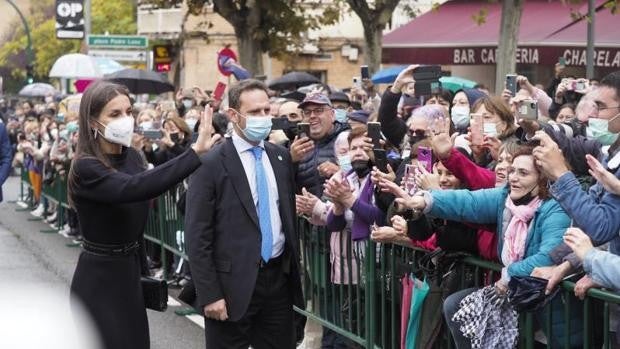 La Reina Letizia apoya al cine en Tudela