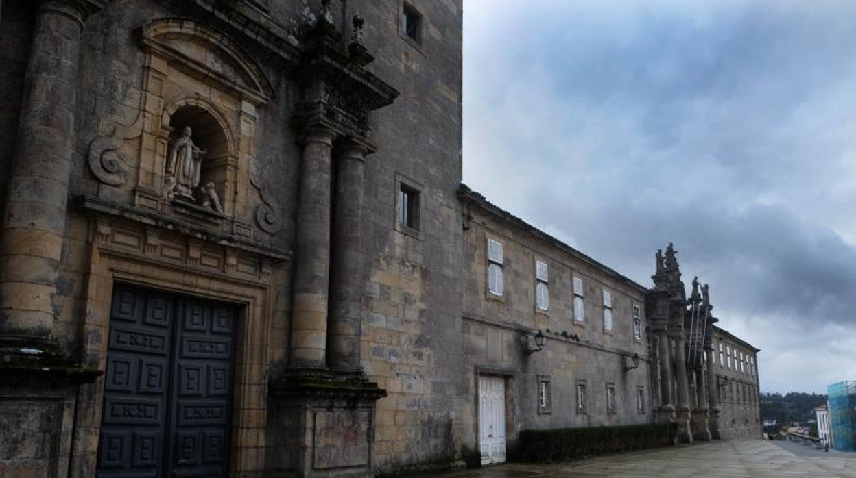 El histórico Hospital Psiquiátrico de Conxo, en Santiago, en una imagen de este martes