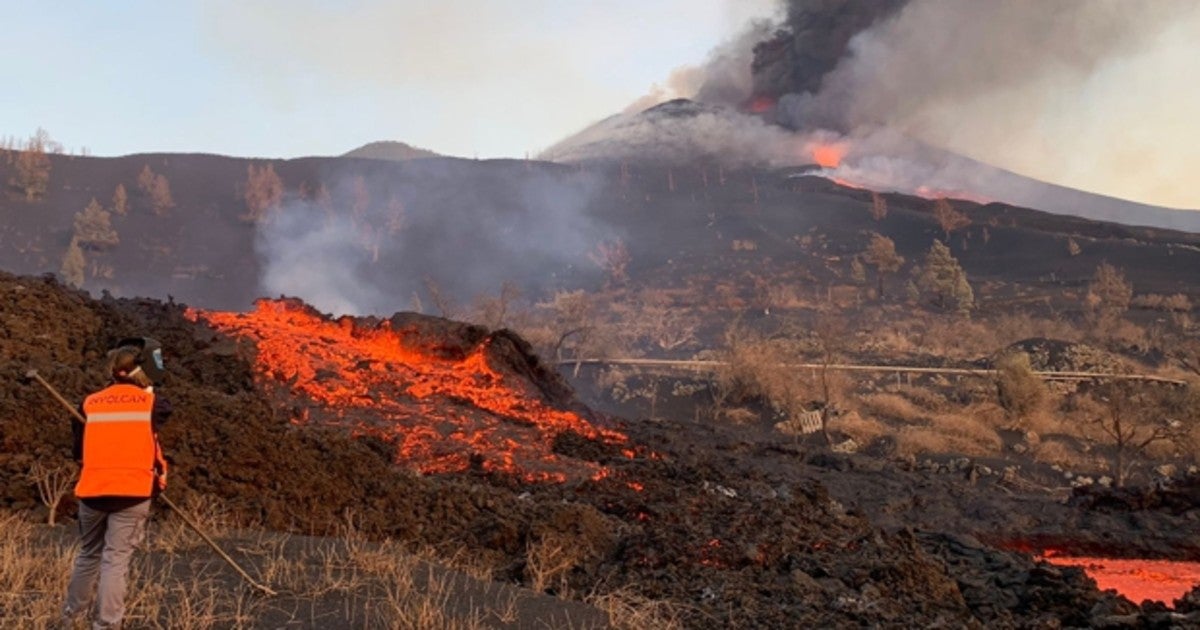 Avance de las coladas en La Palma