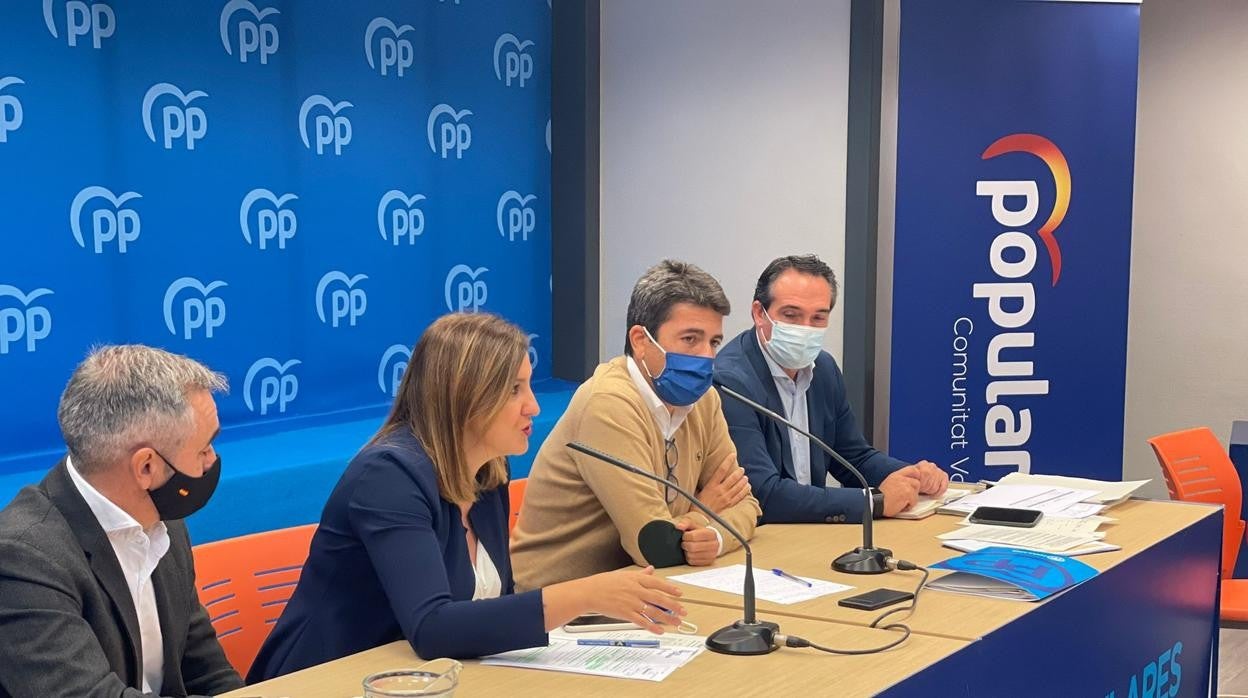 Imagen Mª José Catalá y Carlos Mazón, secretaria general y presidente del PP de la Comunidad Valenciana