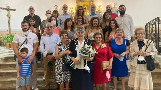 La misionera Antonia Barrilero, de Tembleque, celebra sus 50 años de profesión religiosa