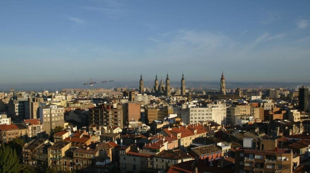 Vista panorámica de Zaragoza