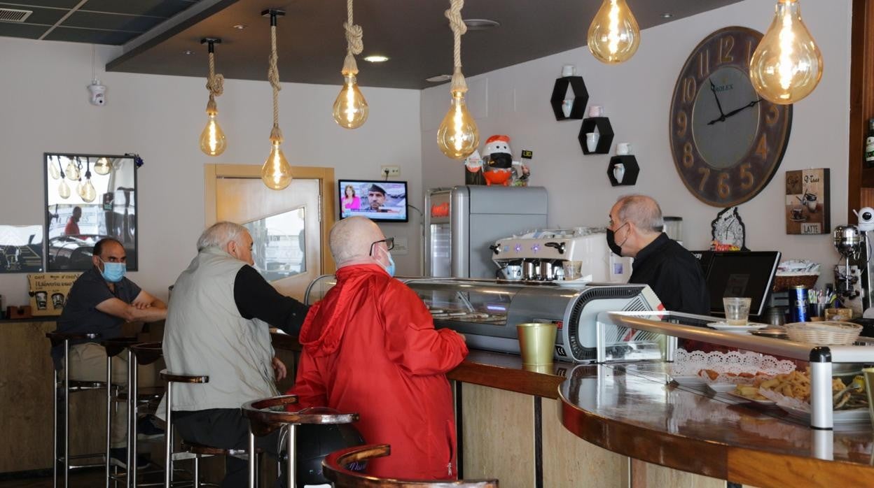 Interior de un bar en Zamora