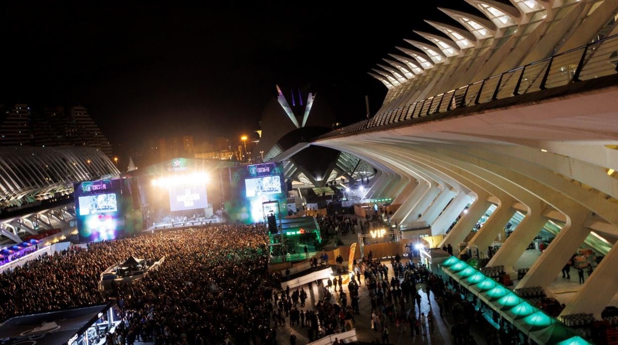 Imagen de la primera jornada del Festival de les Arts este viernes en Valencia