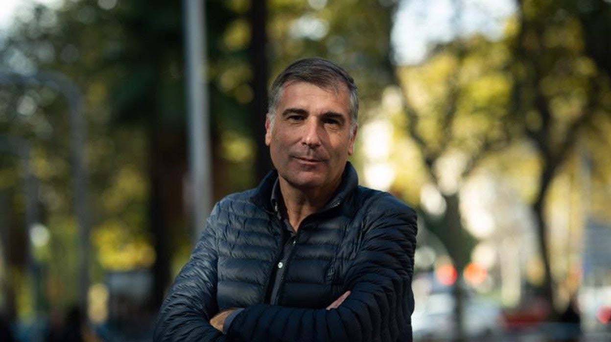 Joan López Alegre, portavoz del movimiento, en Barcelona