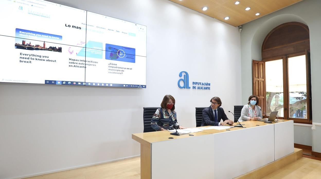 Presentación del portal con los mapas interactivos sobre la presencia de población extranjera en la provincia de Alicante