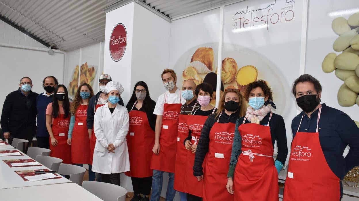 El taller se desarrolló en la sede del obrador, en Toledo