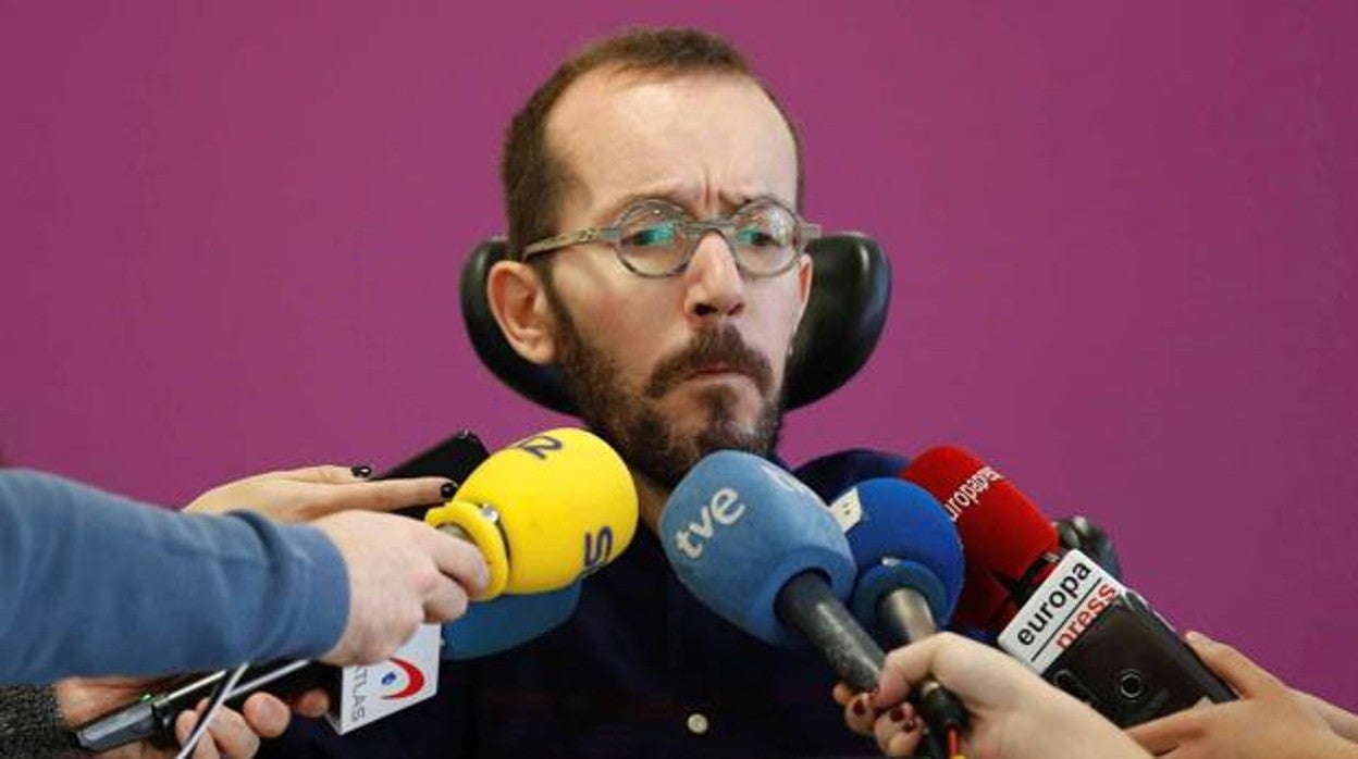 El diputado de Podemos Pablo Echenique, condenado por la Audiencia de Madrid junto con Juan María del Olmo