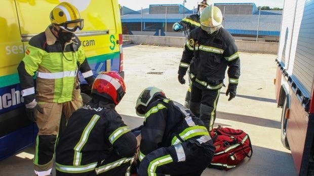 Un simulacro de terremoto de 6,2 grados en Hellín reúne a 14 grupos de emergencias