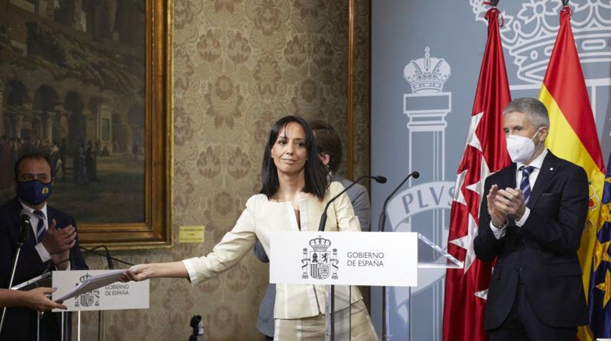 La delegada del Gobierno en Madrid, Mercedes González
