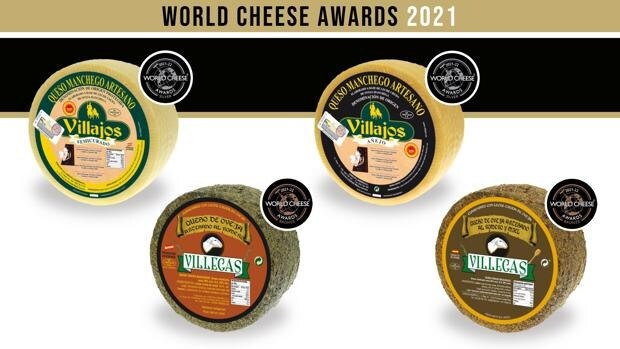 Quesos Villajos logra 4 medallas en el prestigioso certamen World Cheese Awards 2021