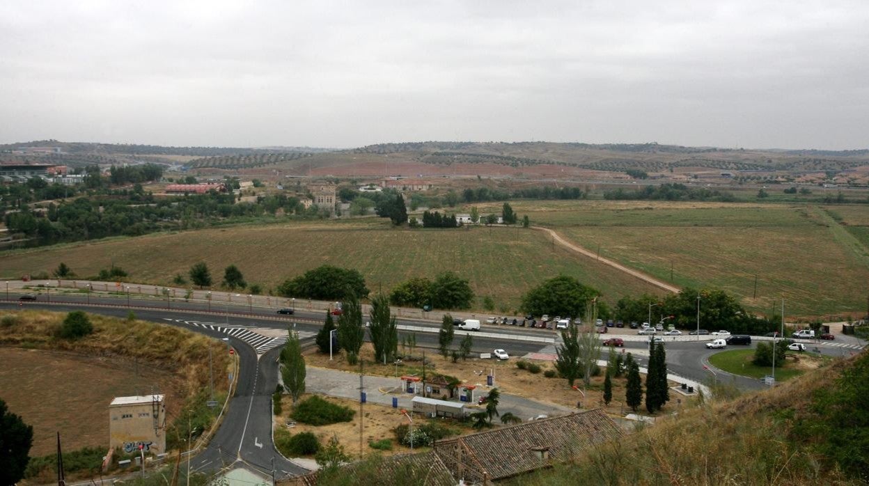 Terrenos de la Huerta del Rey y del Salto del Caballo que atravesaría la nueva línea del AVE