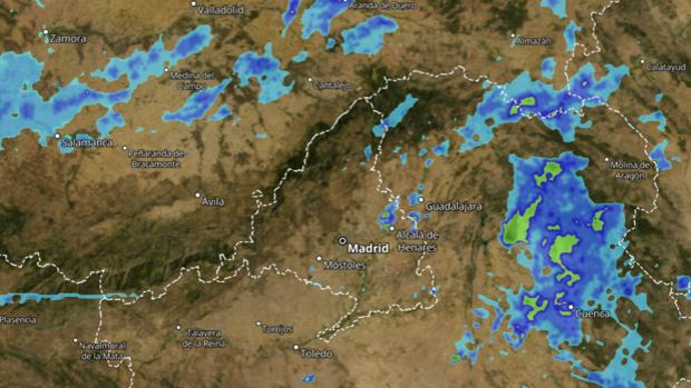 A qué hora podría empezar a nevar en Madrid