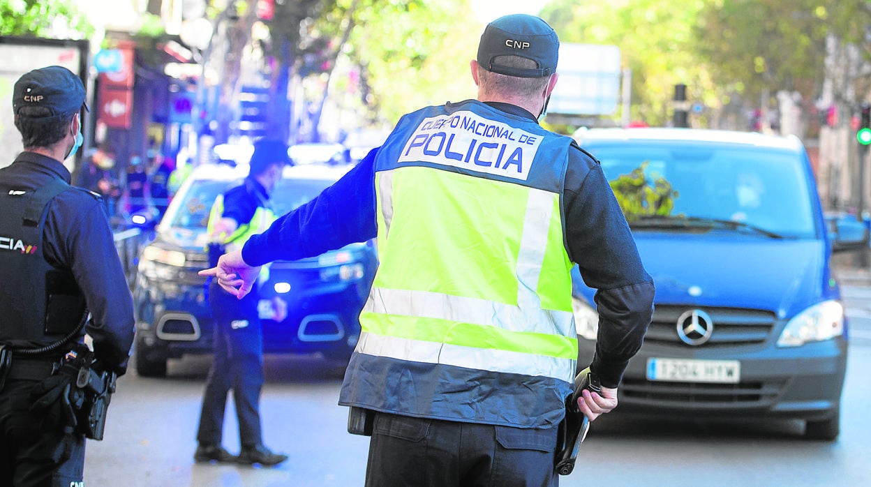 Imagen de archivo de agentes de la Policía Nacional