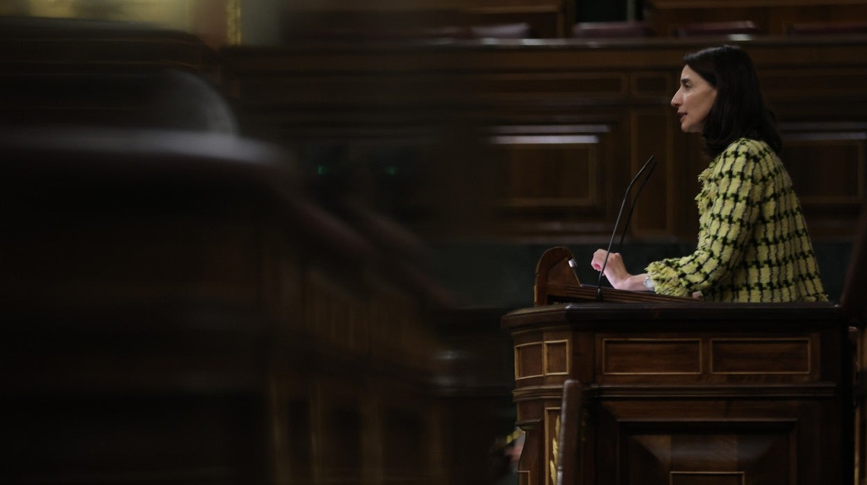 Pilar Llop, ministra de Justicia, ha comparecido esta tarde en el Senado