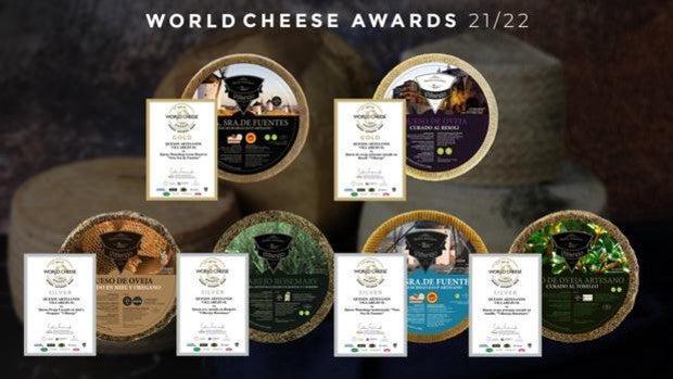 Quesos Villarejo obtiene seis medallas en el prestigiosocertamen World Cheese Awards