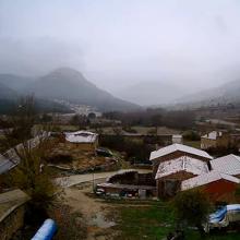 El municipio La Pobla del Bellestar cubierto de nieve