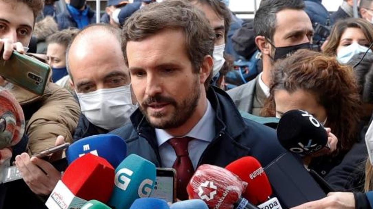 Pablo Casado, presidente del PP