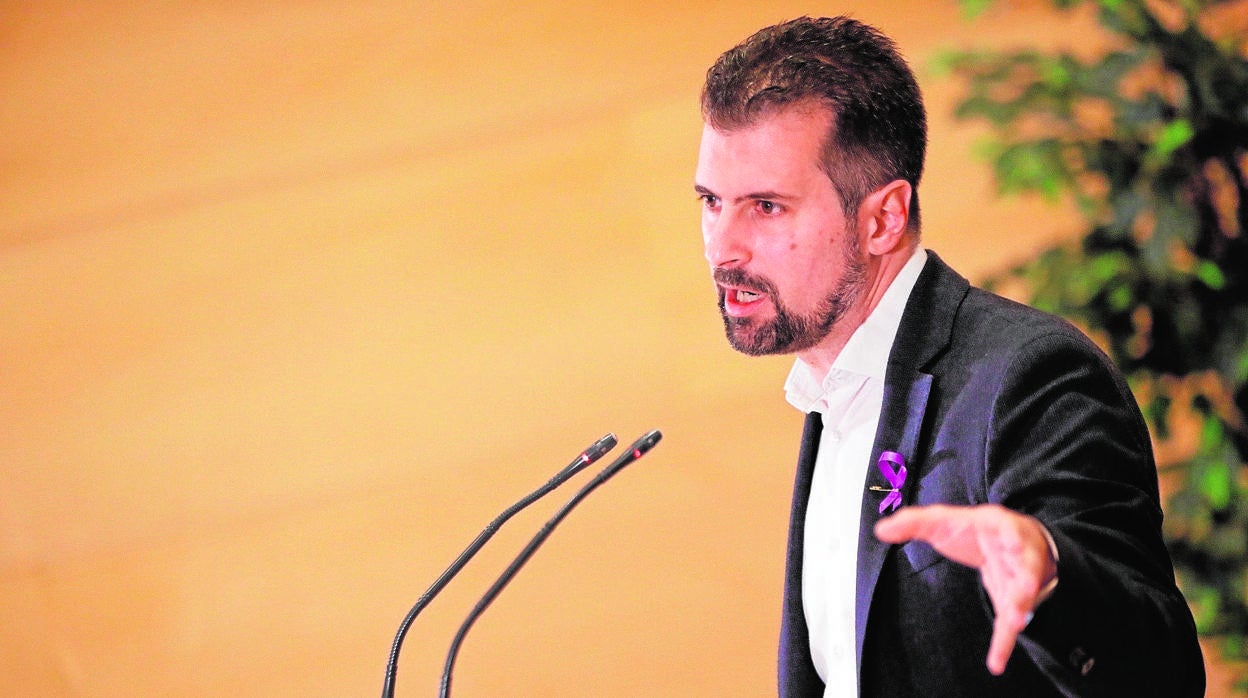 Luis Tudanca durante su pasada intervención