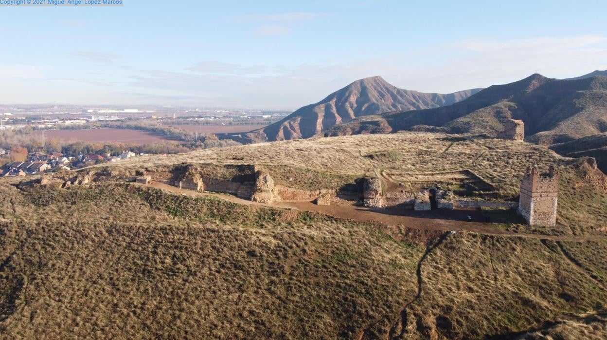 Vista general de la excavación en Alcalá la Vieja