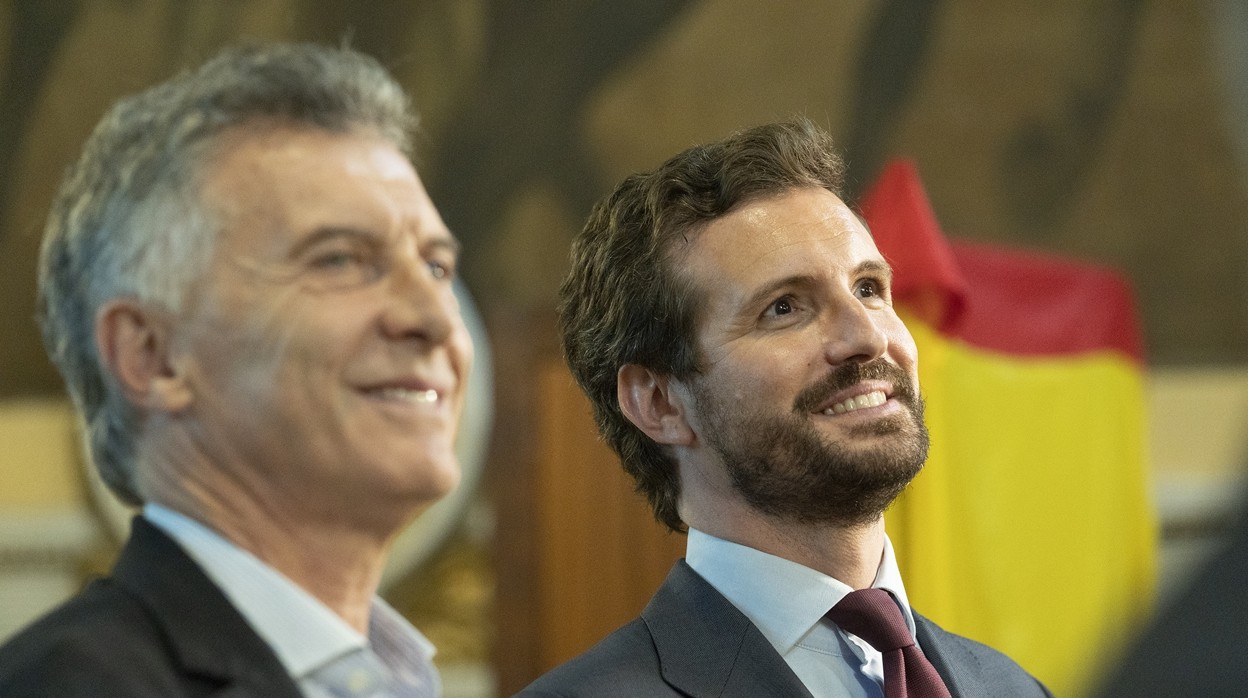 Mauricio Macri y Pablo Casado se reunieron en Buenos Aires