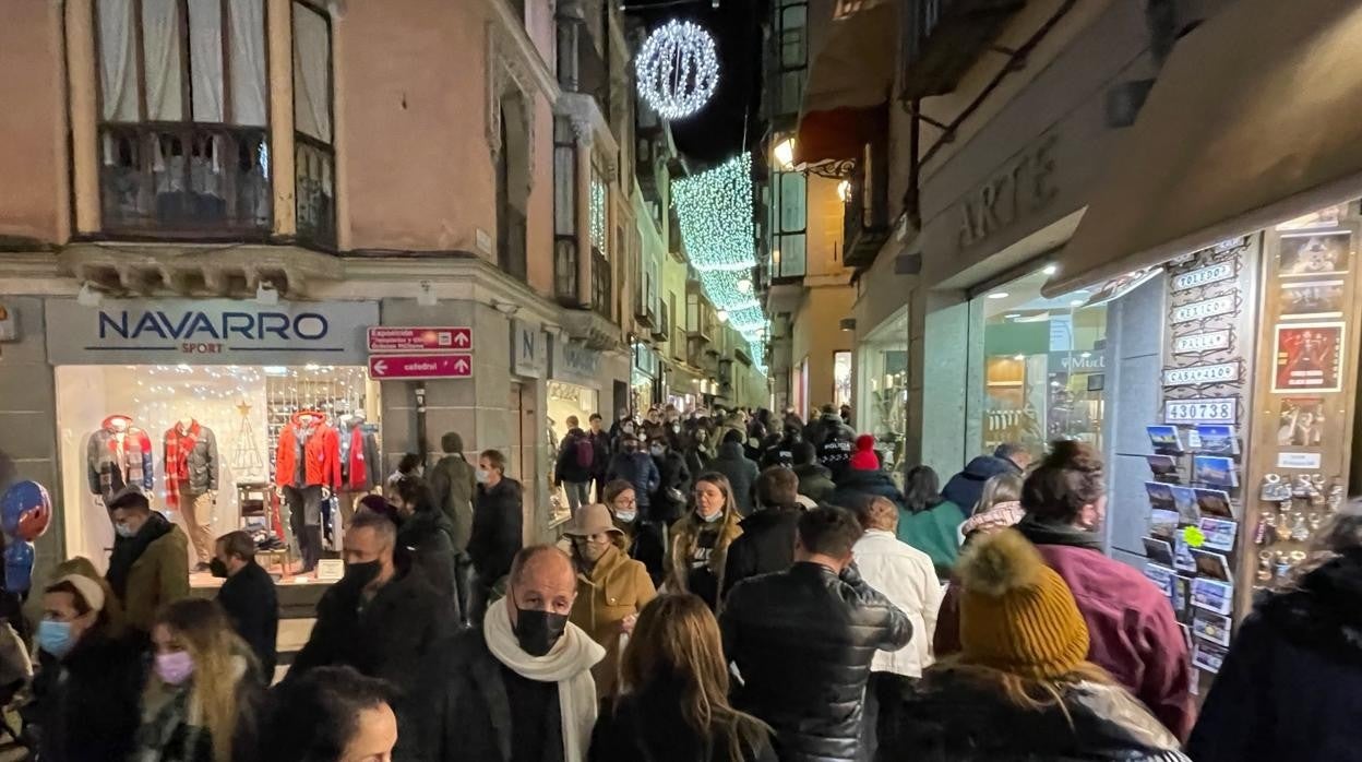 Calle Hombre de Palo, en el centro del Casco Histórico