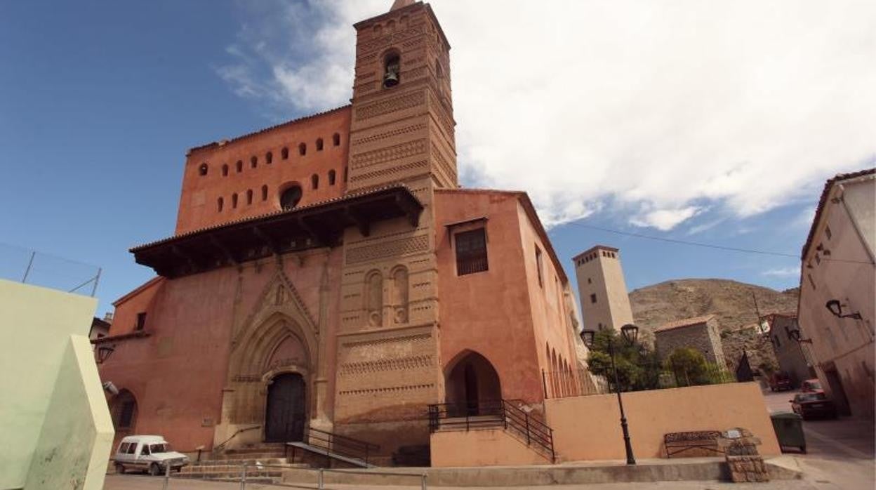 Iglesia mudéjar de Santa María de Maluenda, una de las incluidas en el nuevo plan de restauraciones impulsado por la Diputación de Zaragoza