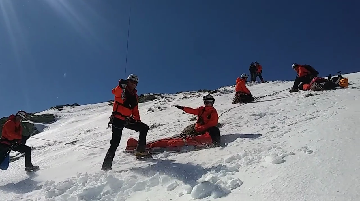 Uno de los equipos durante una operación