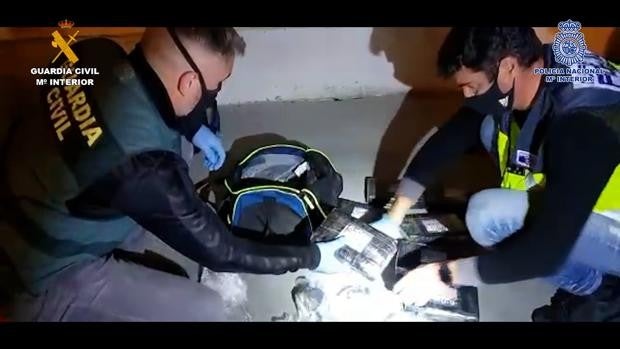 Once detenidos y 28 kilos de cocaína incautados en una operación con base en Arteixo y Pontevedra