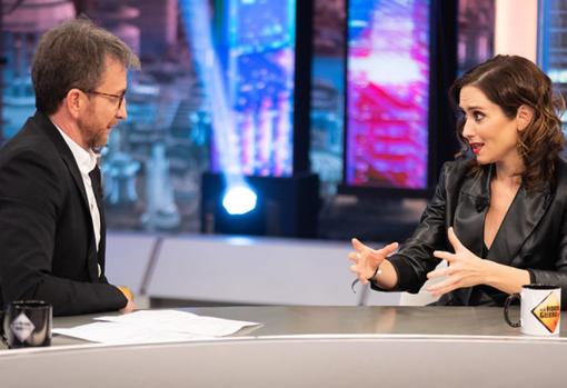 Ayuso desplegó todo su encanto en 'El Hormiguero', el célebre programa de Antena 3