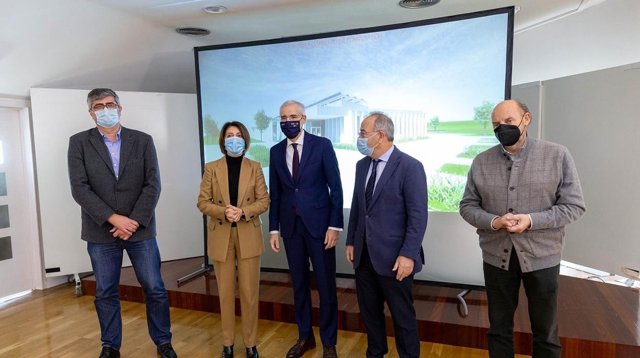 Presentación del polo biotecnológico esta mañana en Santiago