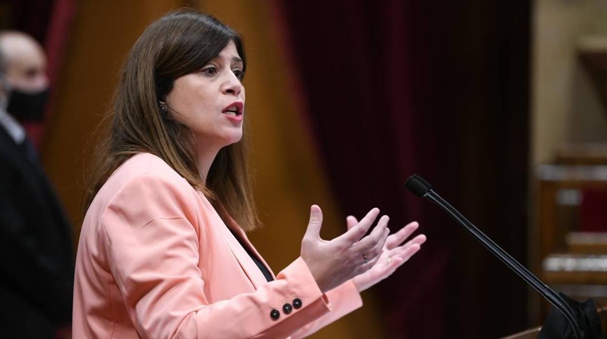 Gemma Geis, en el Parlament