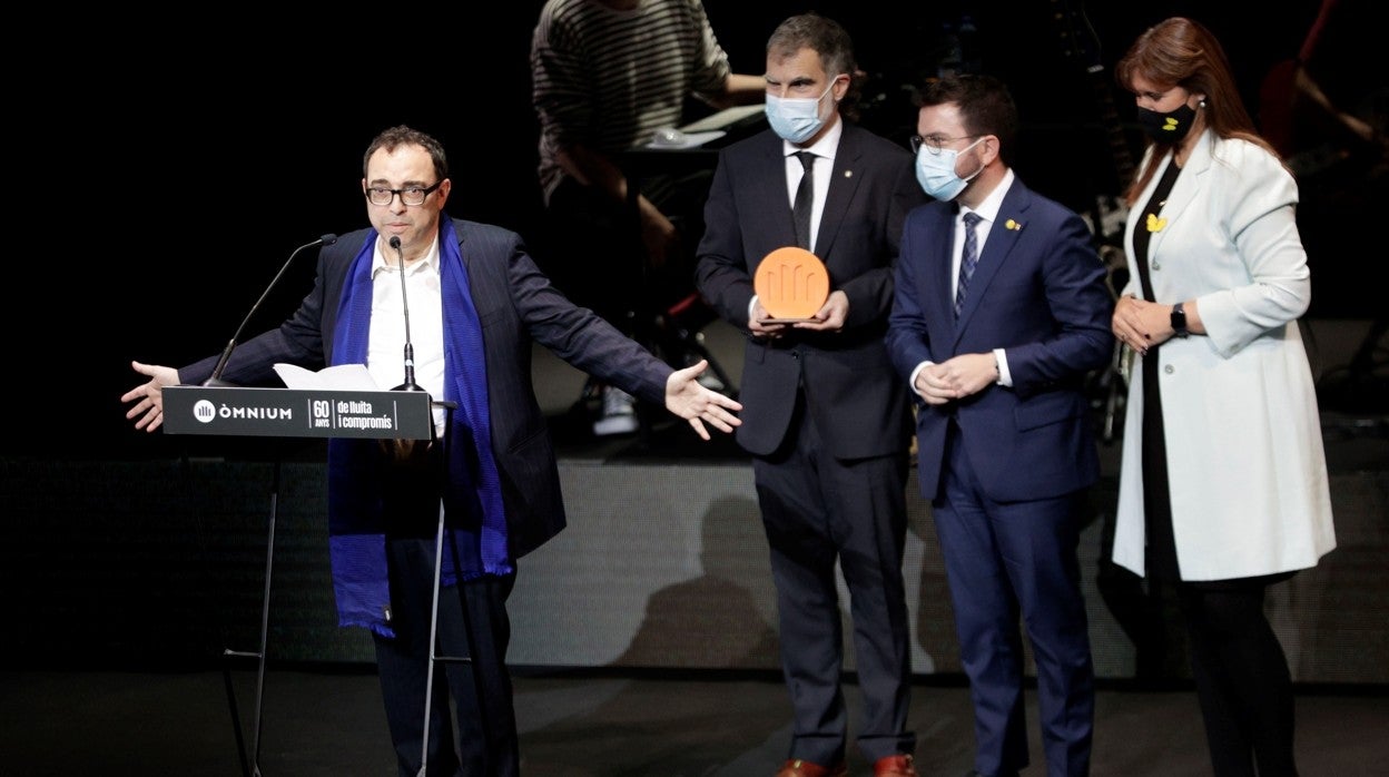 Sergi Belbel, anoche durante la entrega del premio