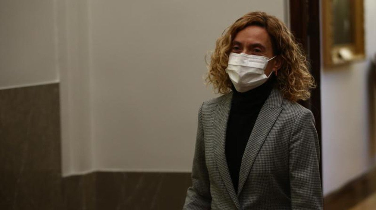 La presidenta del Congreso, Meritxell Batet, en el Congreso